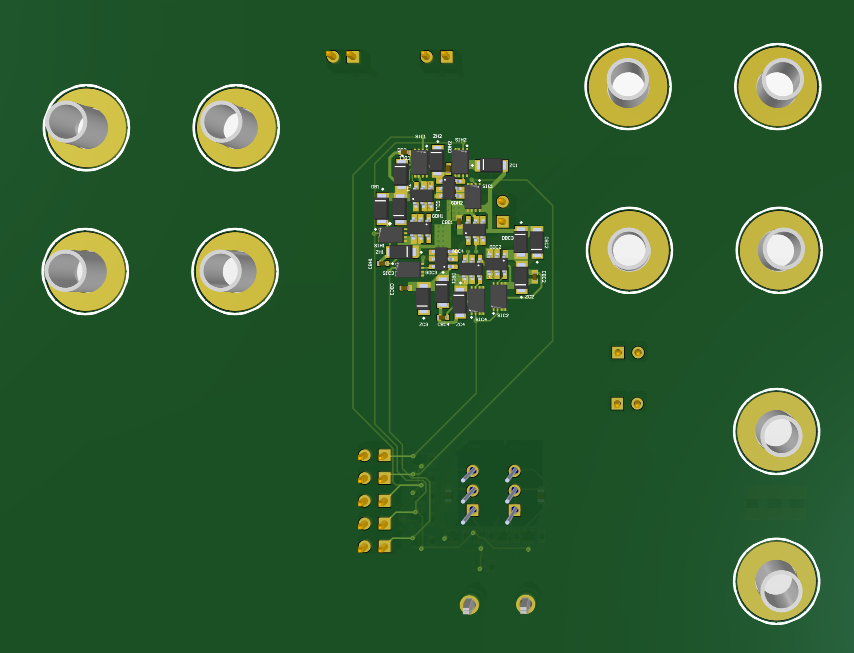 PCB bottom layer routing